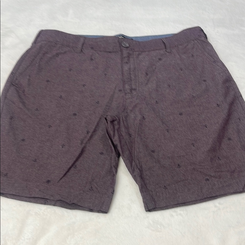 Retrofit Brownish Flat Front Shorts Lightweight Casual MENS SIZE 36